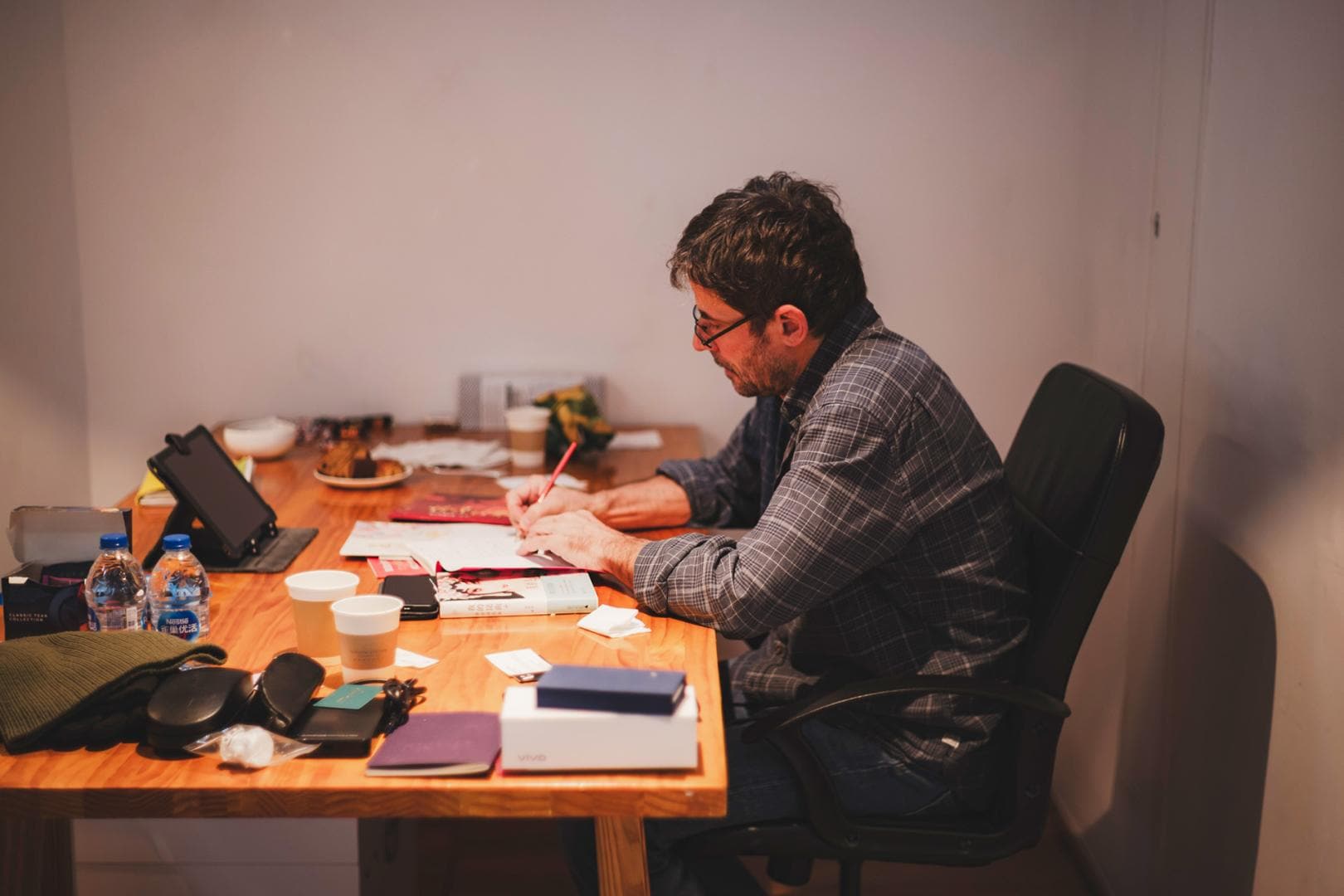 Andreas Zimmermann at work