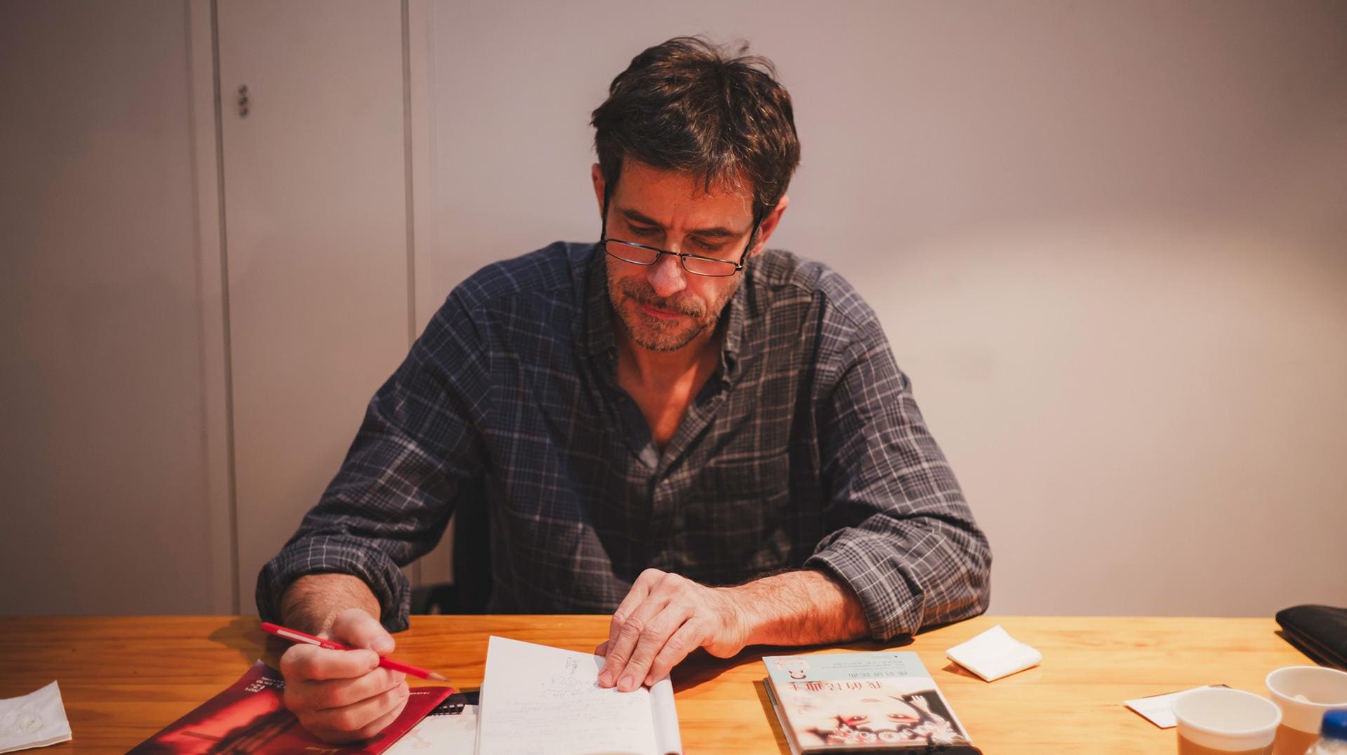 Andreas Zimmermann at work