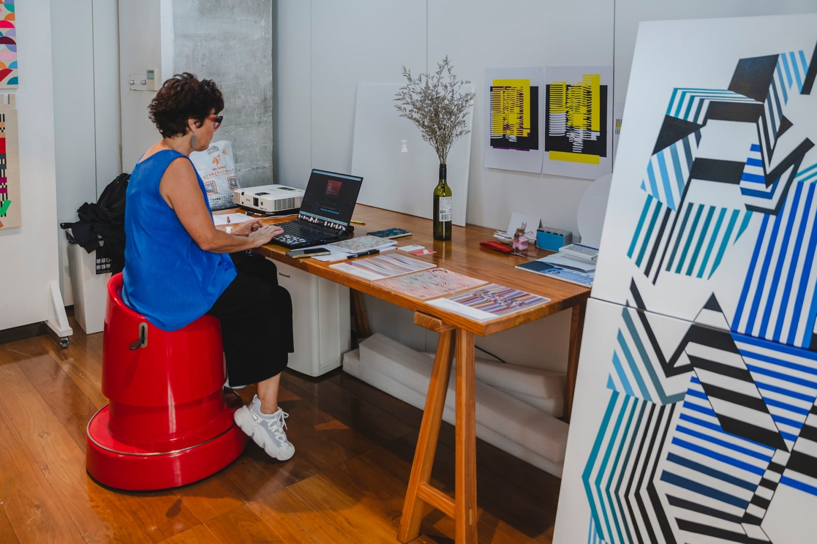 Cristina Ghetti at work