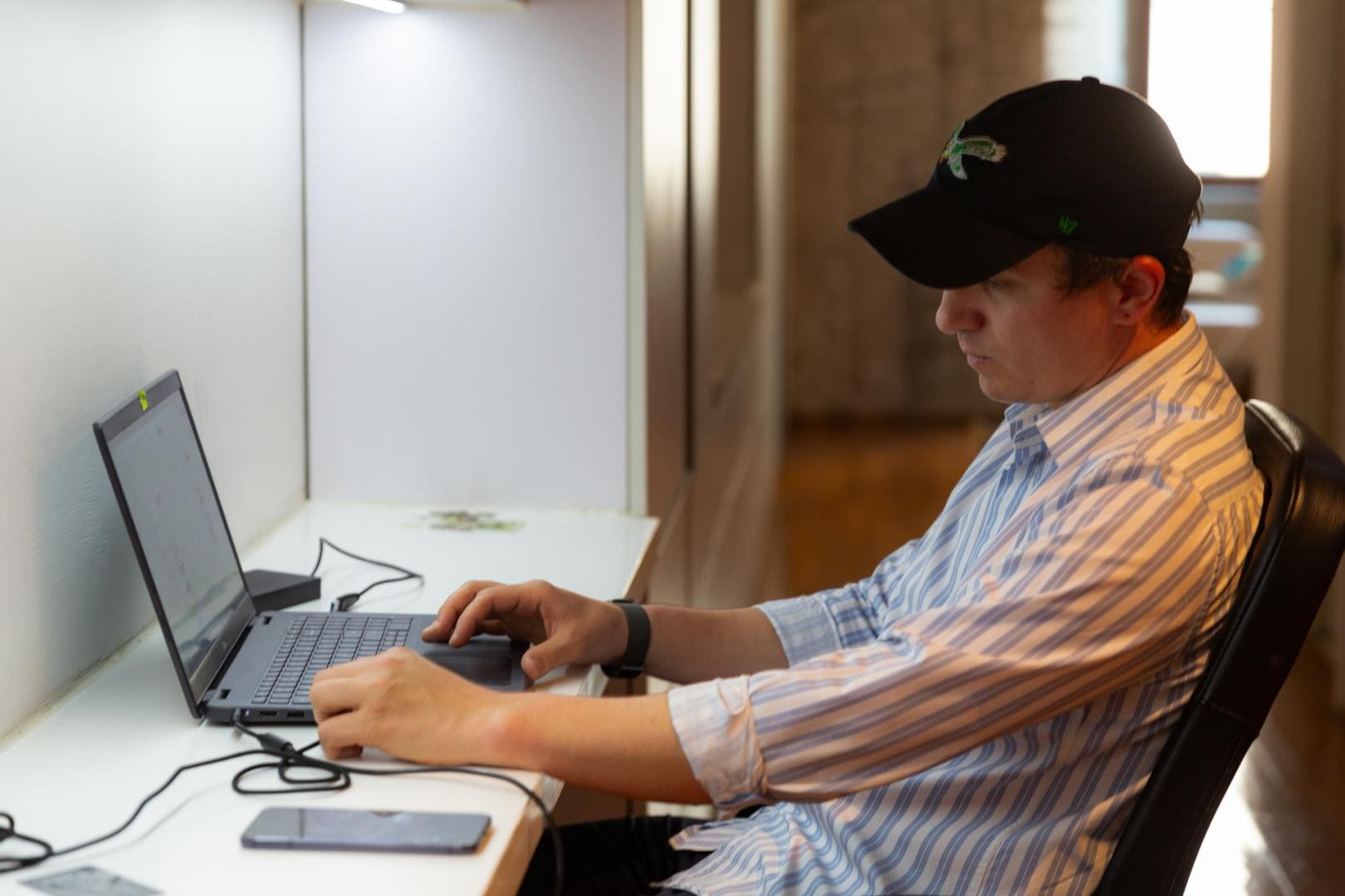 Dani Gherca at work