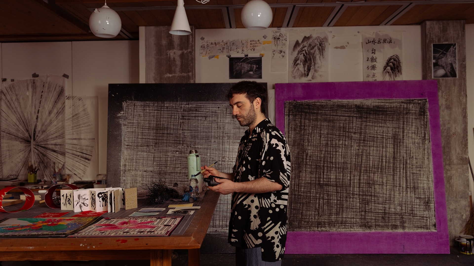 Julian Pesce at work