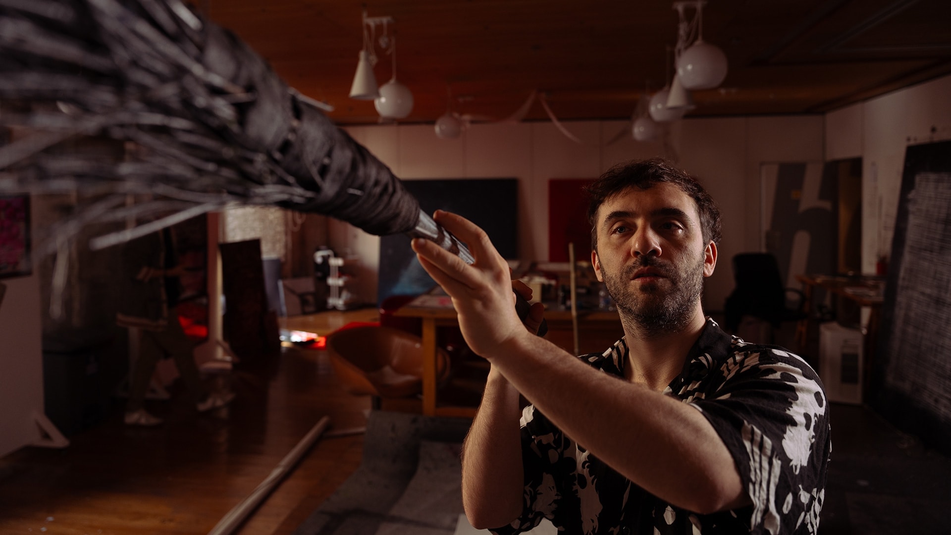 Julian Pesce at work