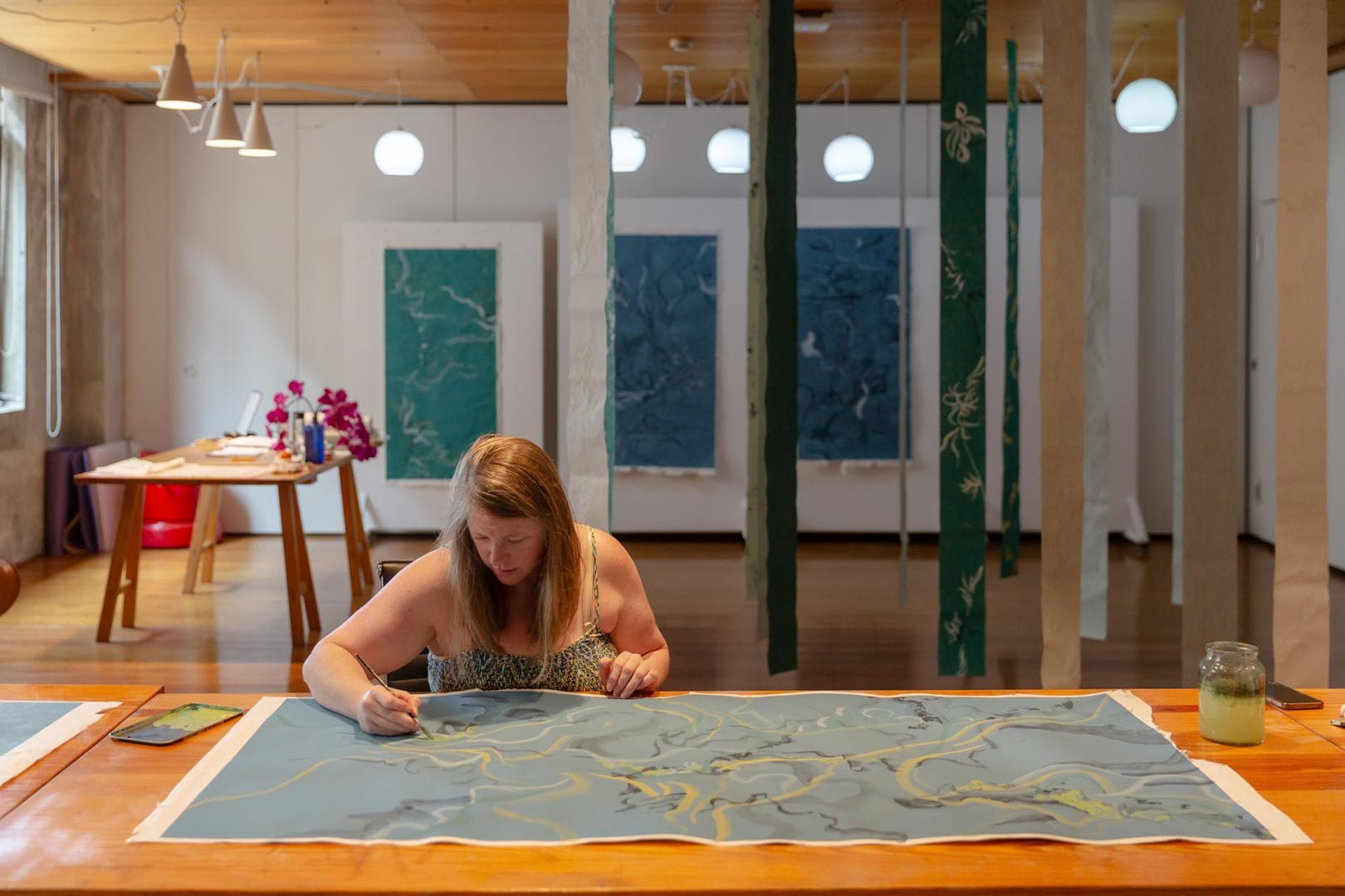 Erin Oliver at work