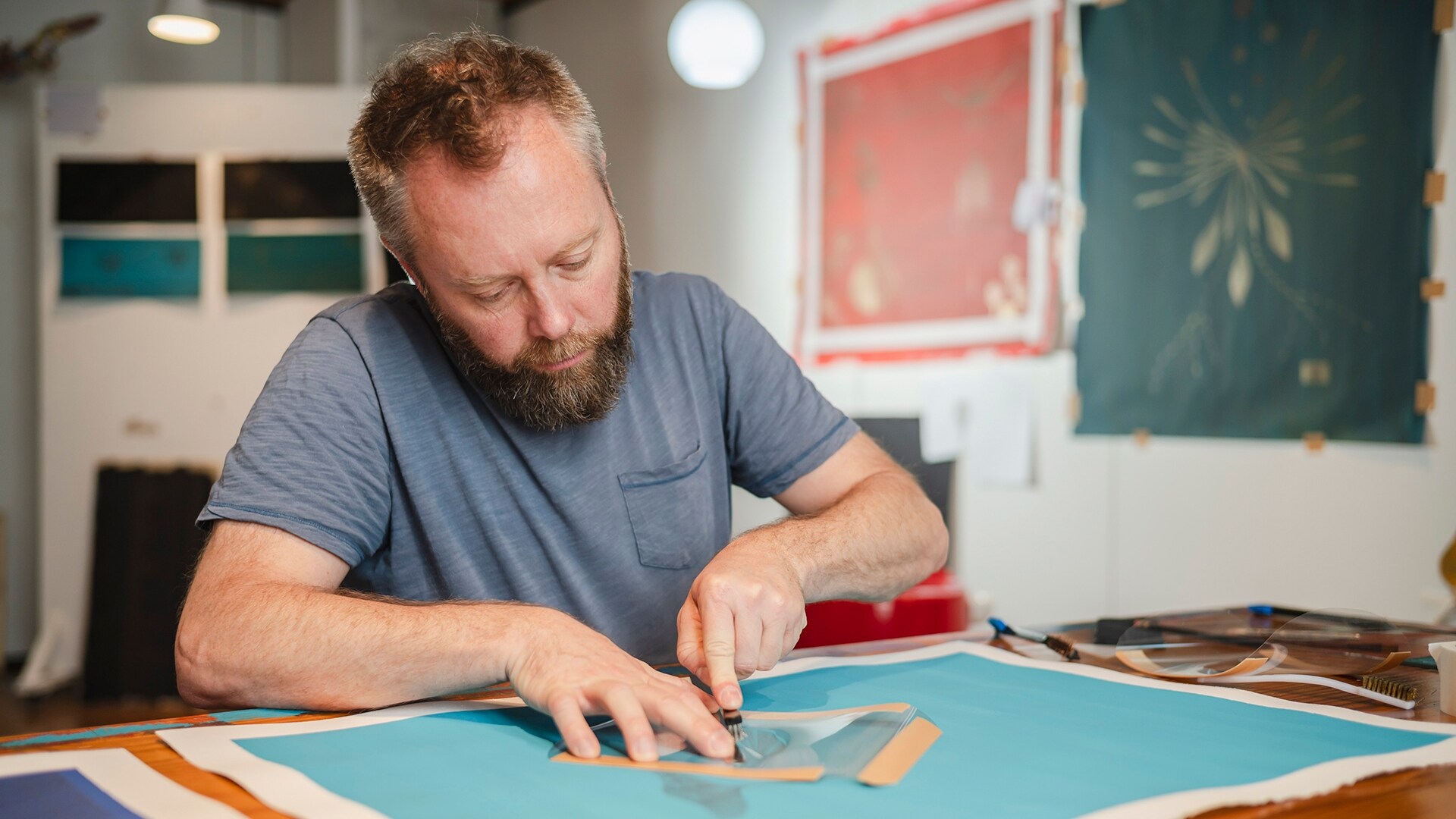 Fred Van de Walle at work