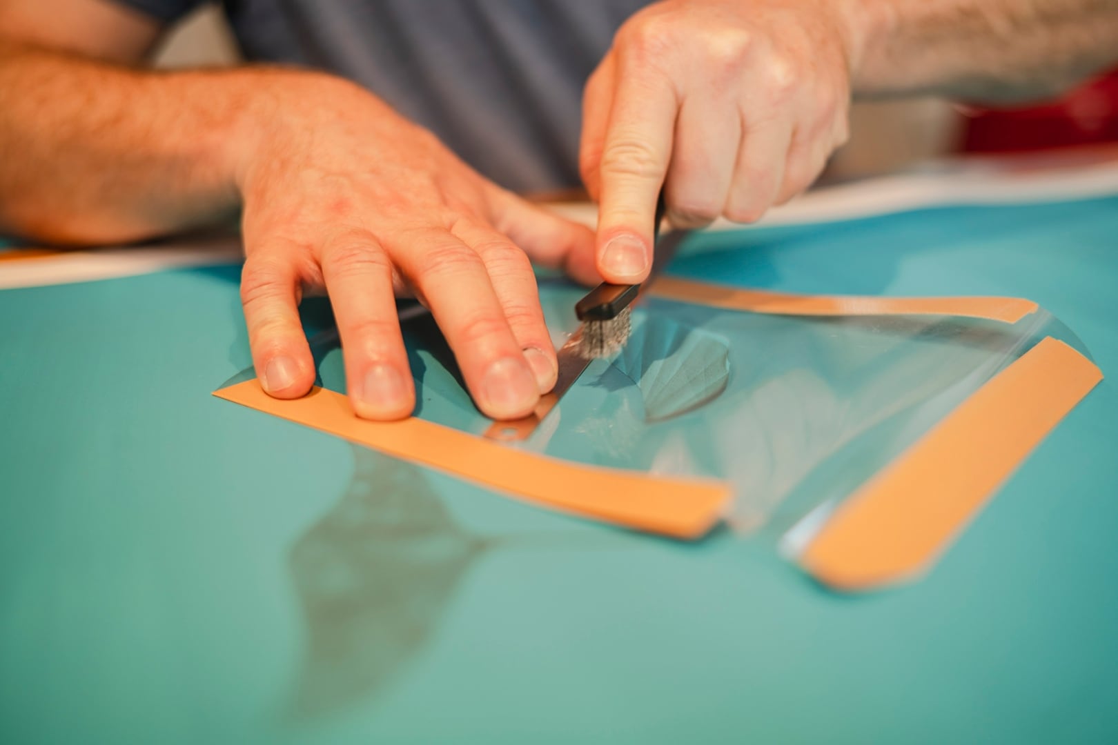 Fred Van de Walle at work