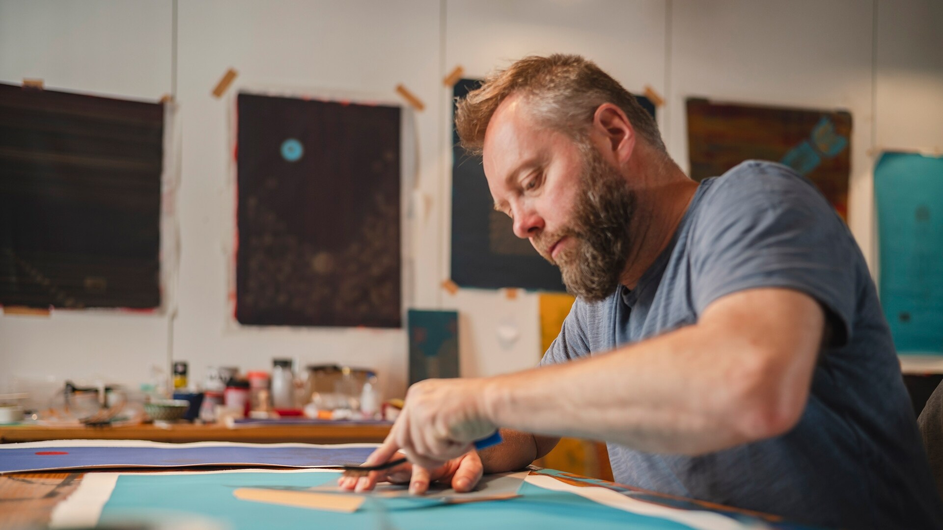 Fred Van de Walle at work