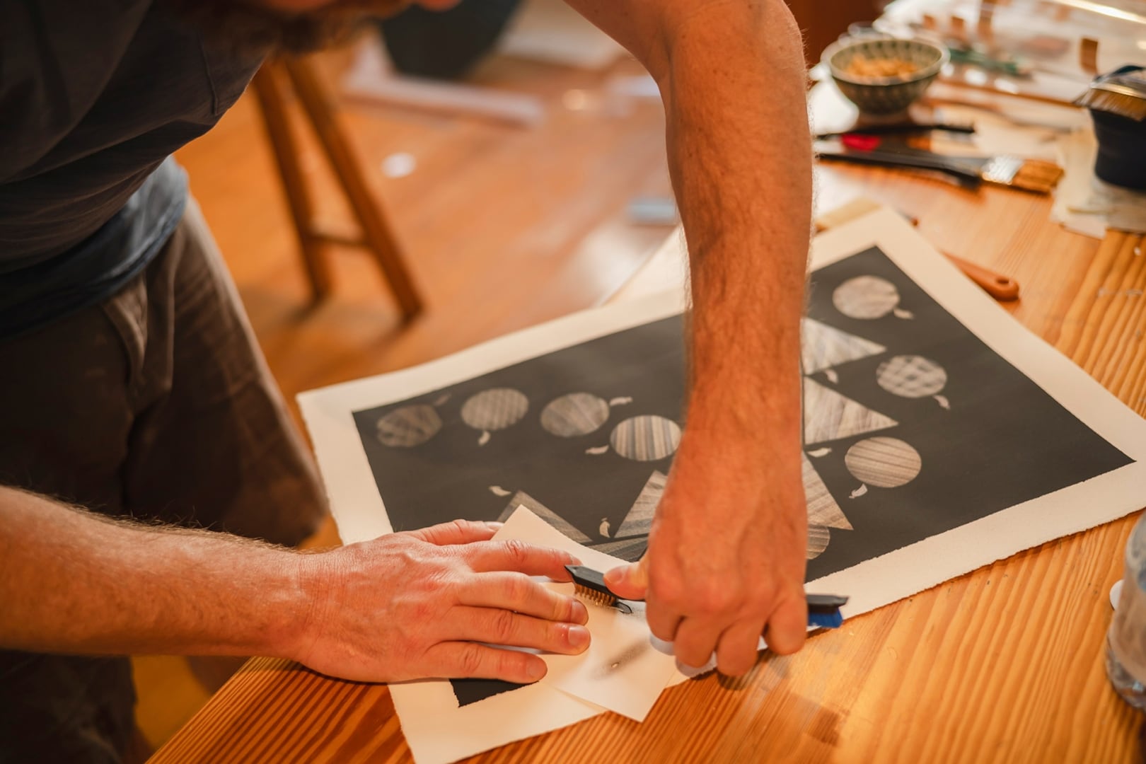 Fred Van de Walle at work
