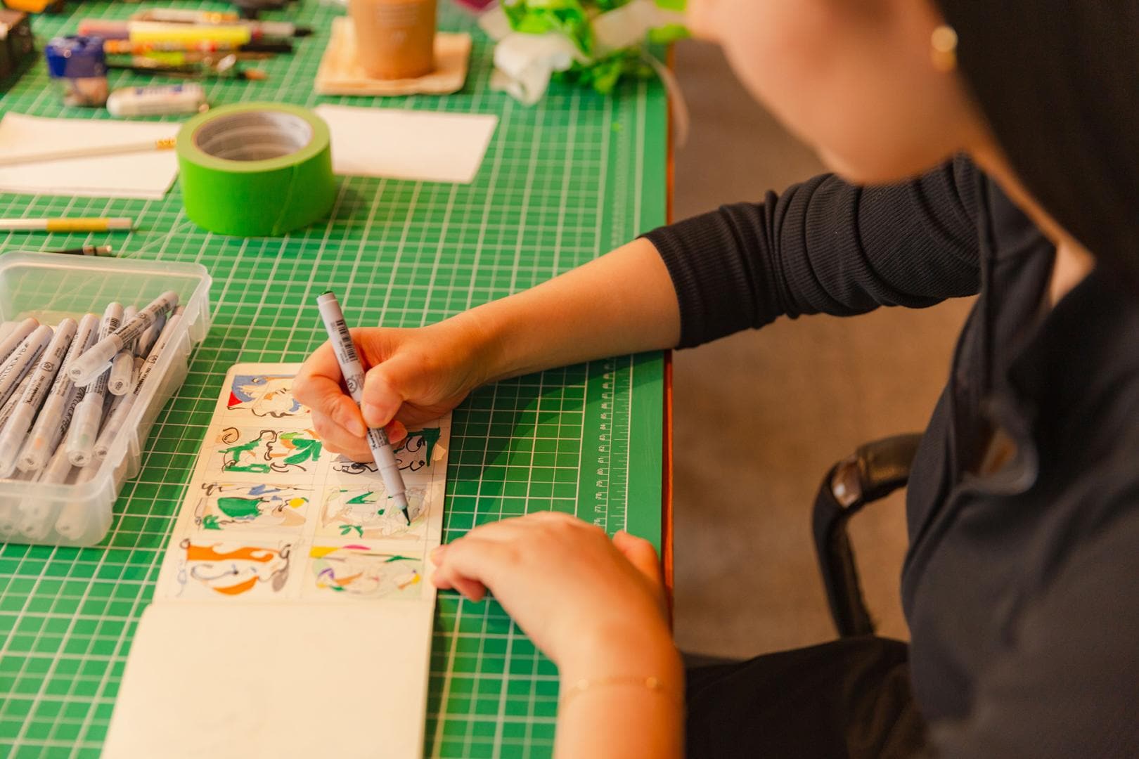 Haoyun Erin Zhao at work