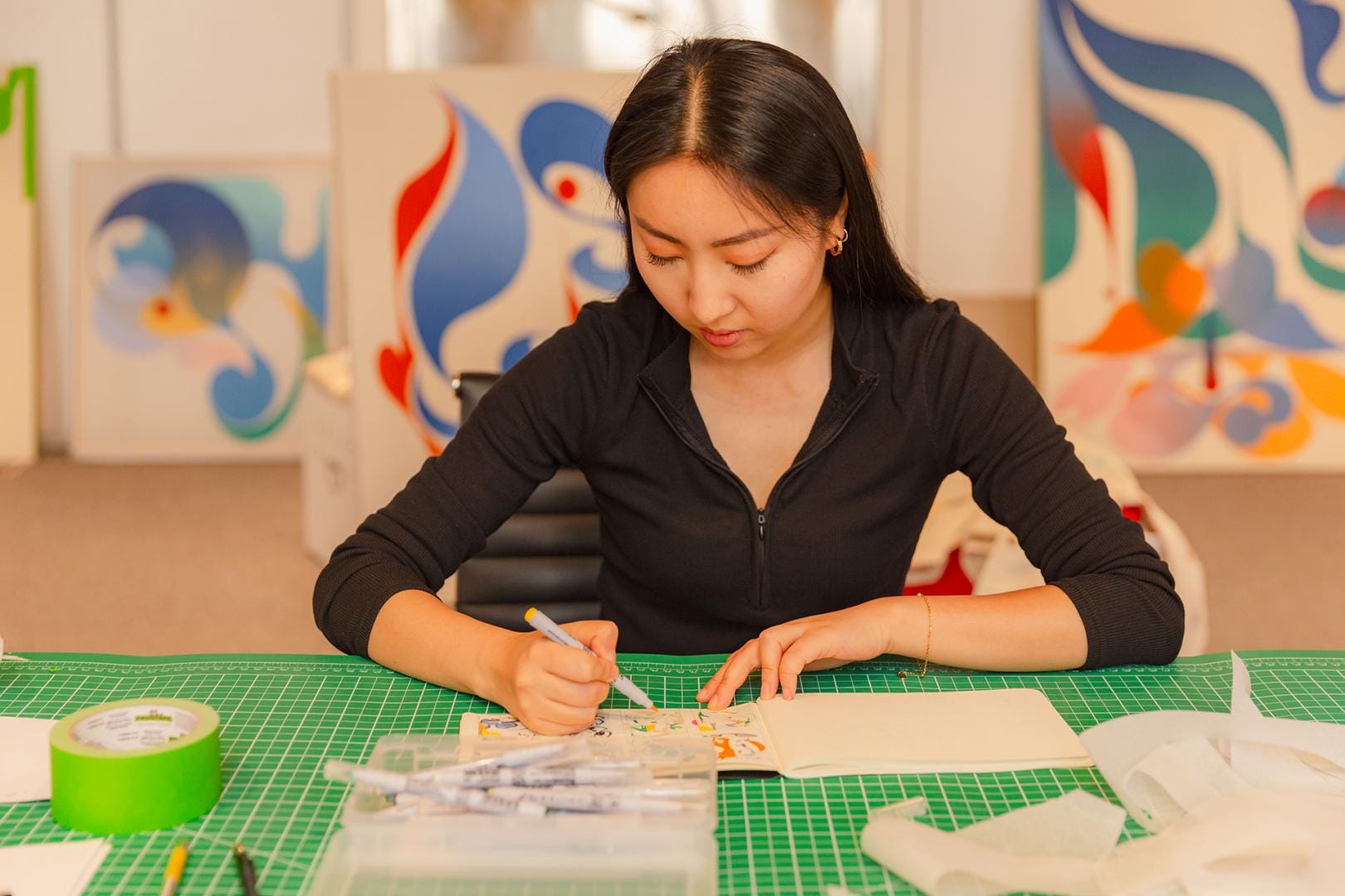 Haoyun Erin Zhao at work