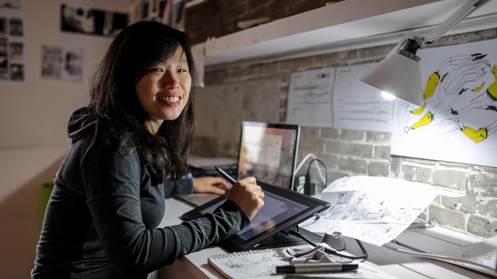 Kartika Mediani at work
