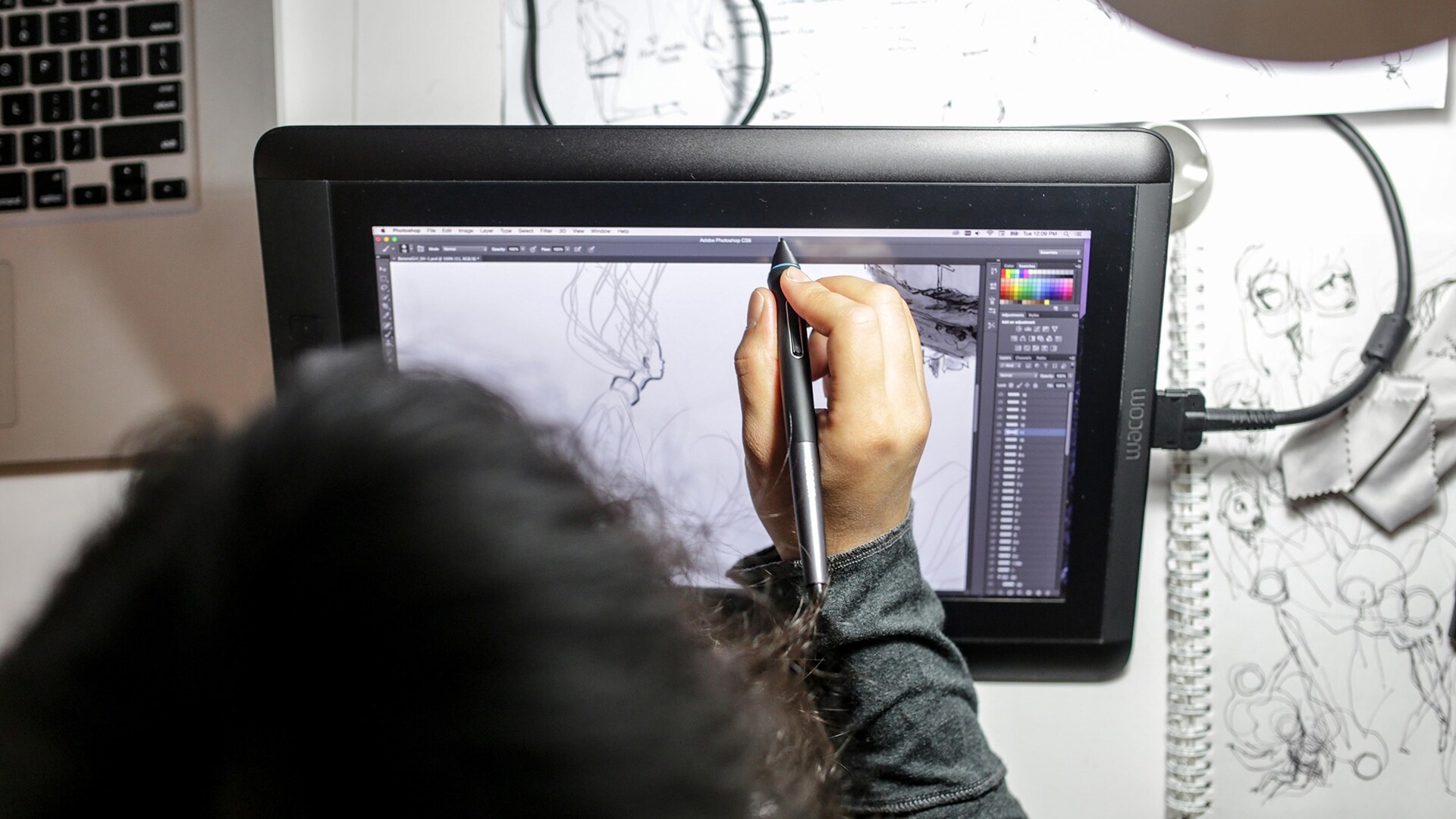 Kartika Mediani at work