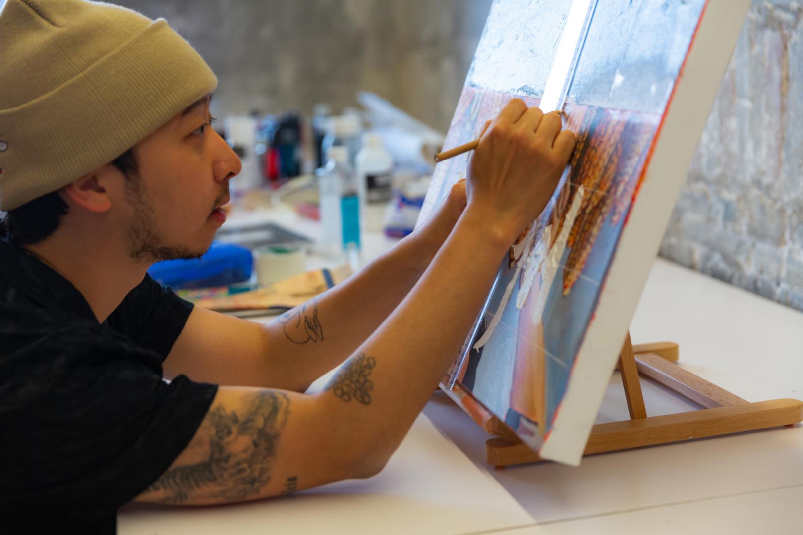 Larry Li at work