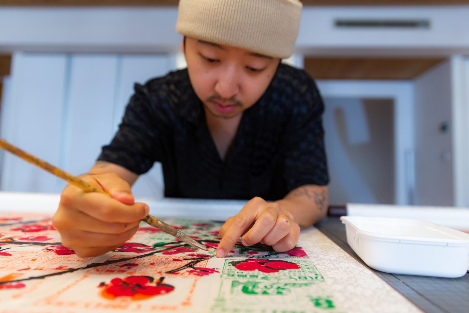 Larry Li at work