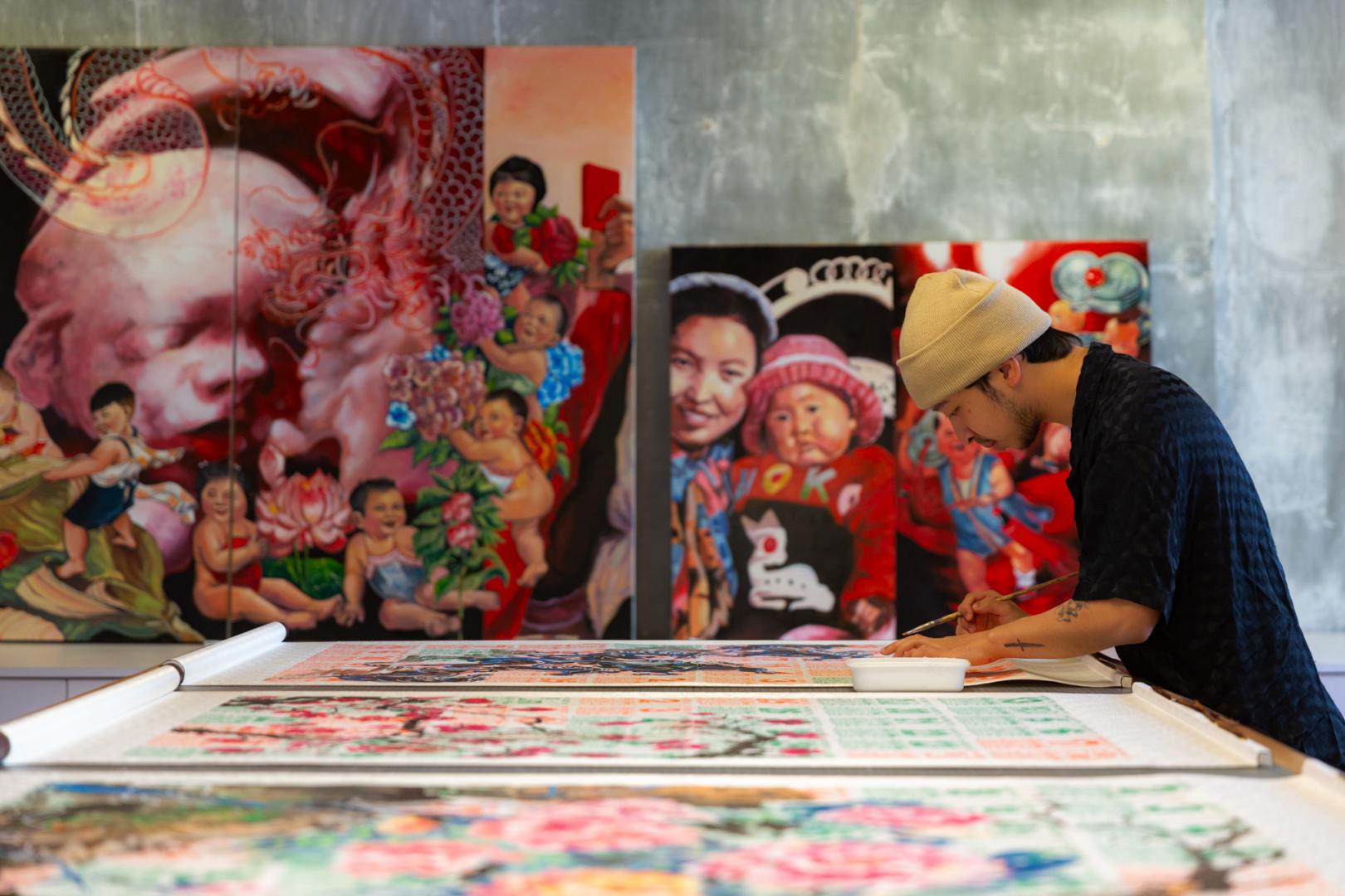 Larry Li at work
