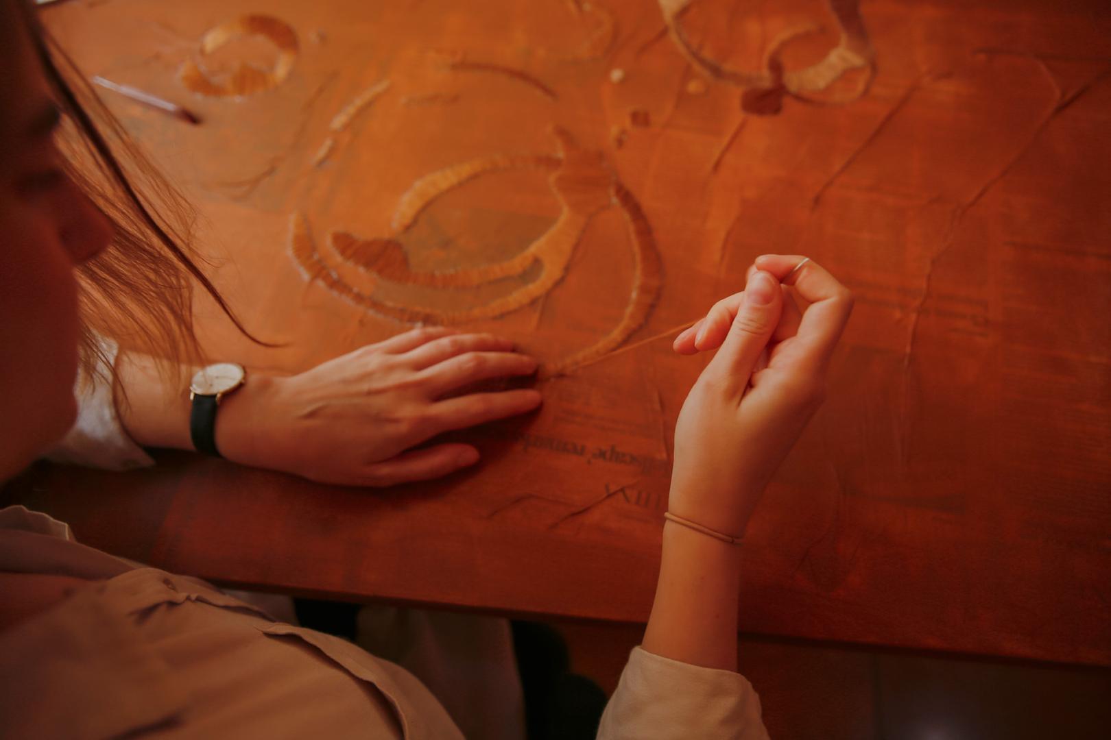 Magdalena Kleszyńska at work