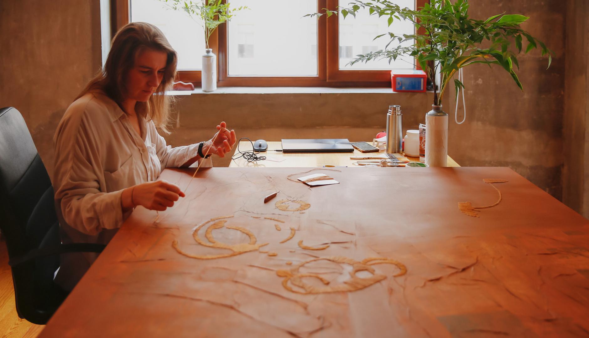 Magdalena Kleszyńska at work