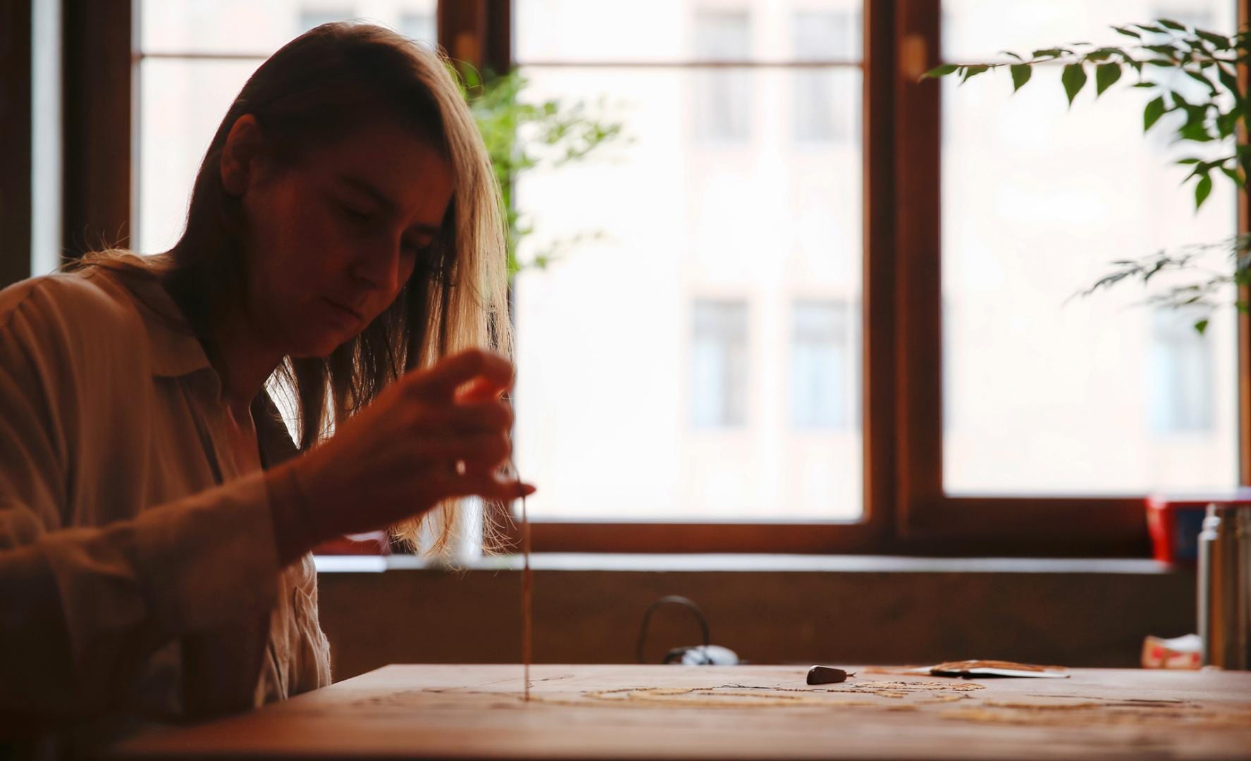 Magdalena Kleszyńska at work