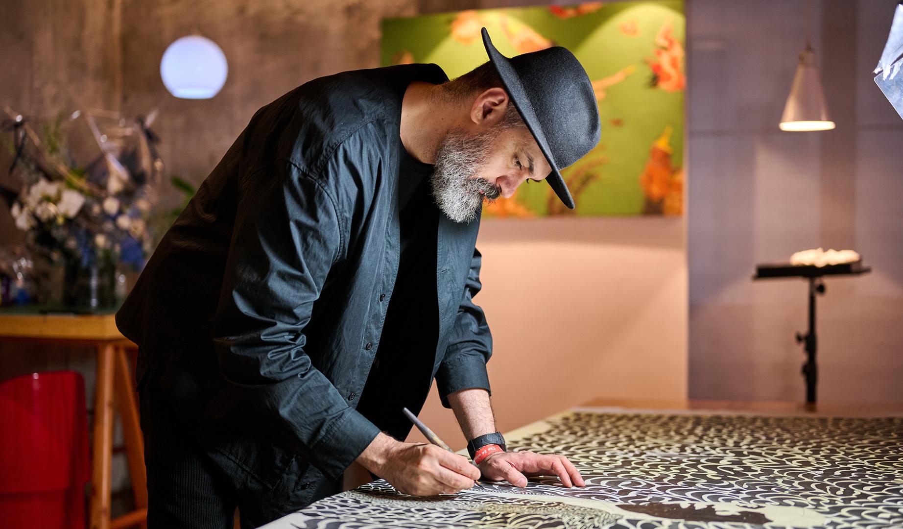 Mehdi Saeedi at work
