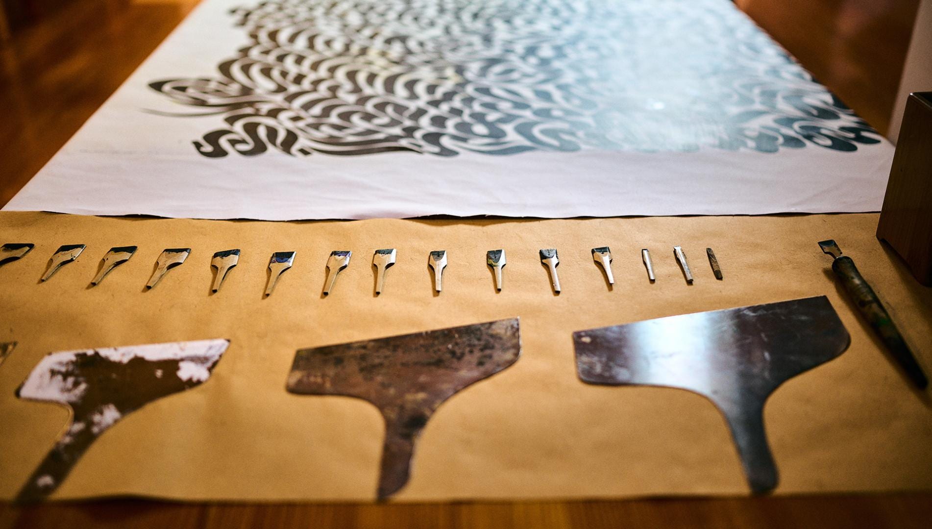 Mehdi Saeedi at work