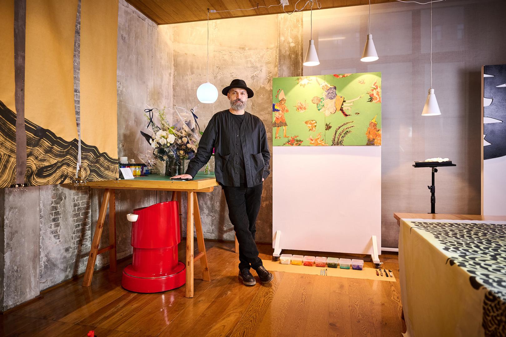 Mehdi Saeedi at work