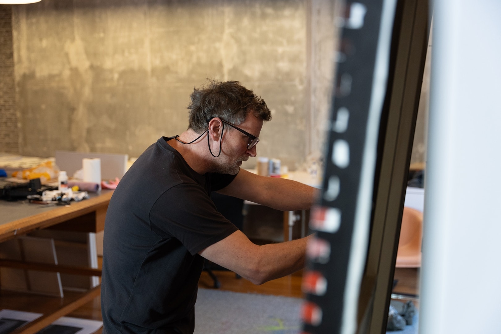 Miha Štrukelj at work