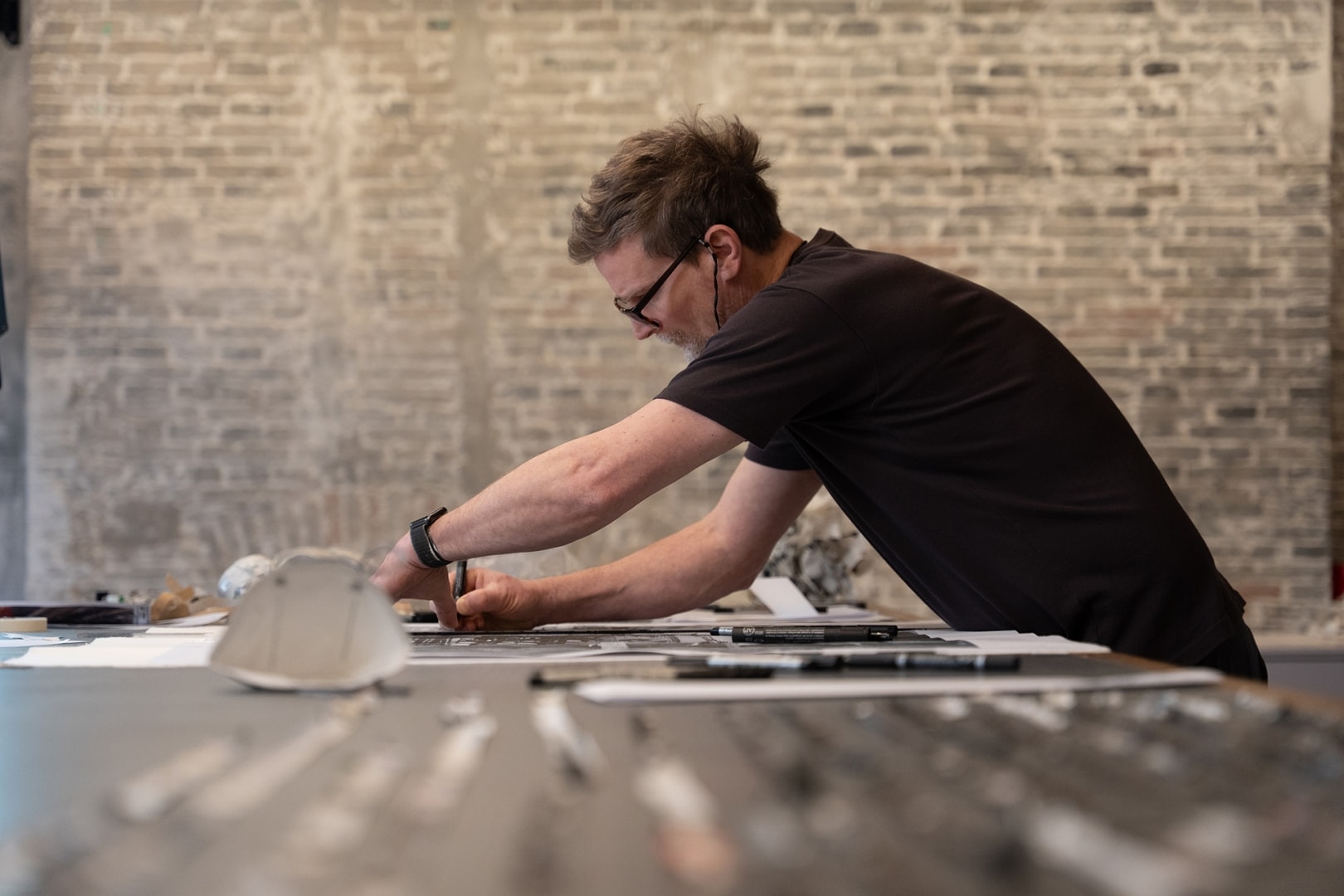 Miha Štrukelj at work