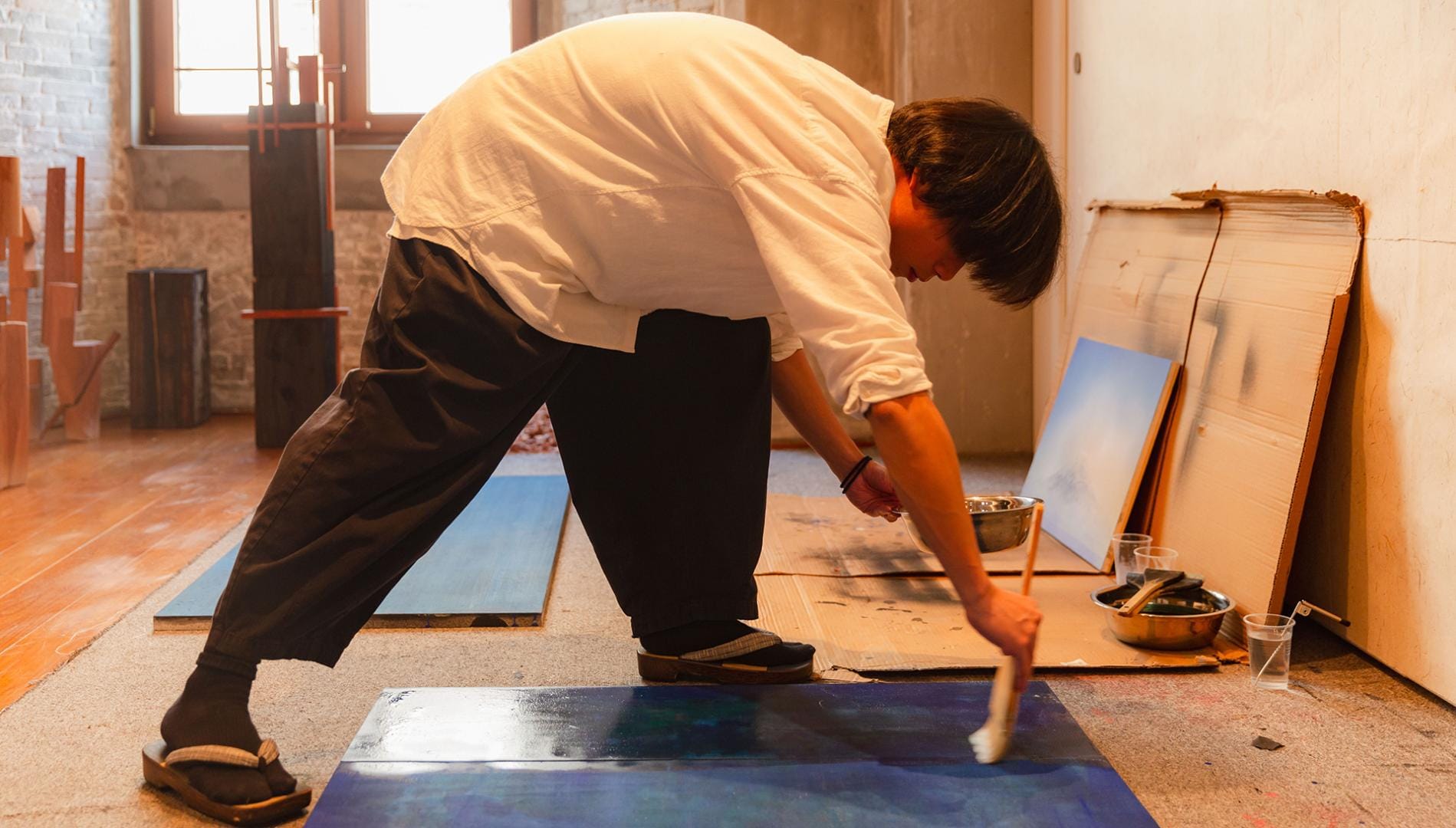 Mitsumune Lee at work