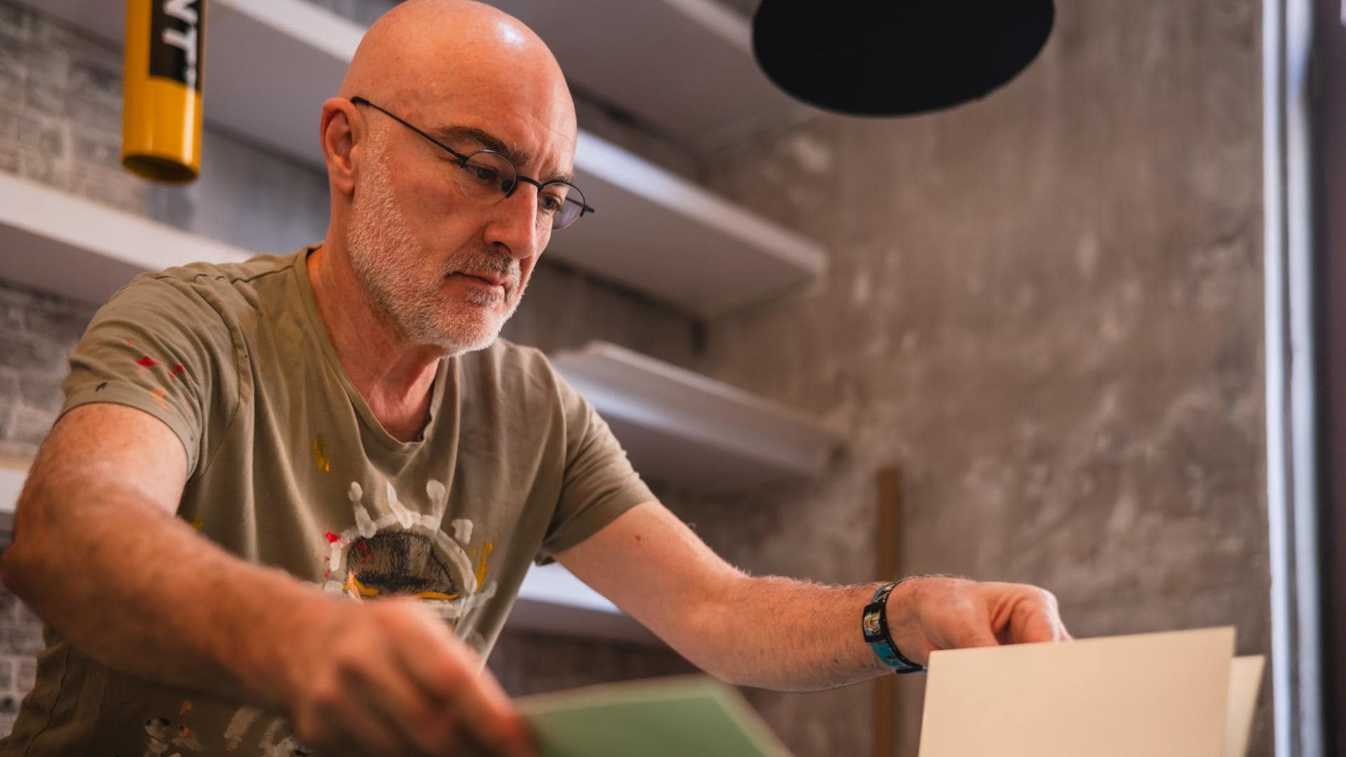 Philip Royce Earnhart at work