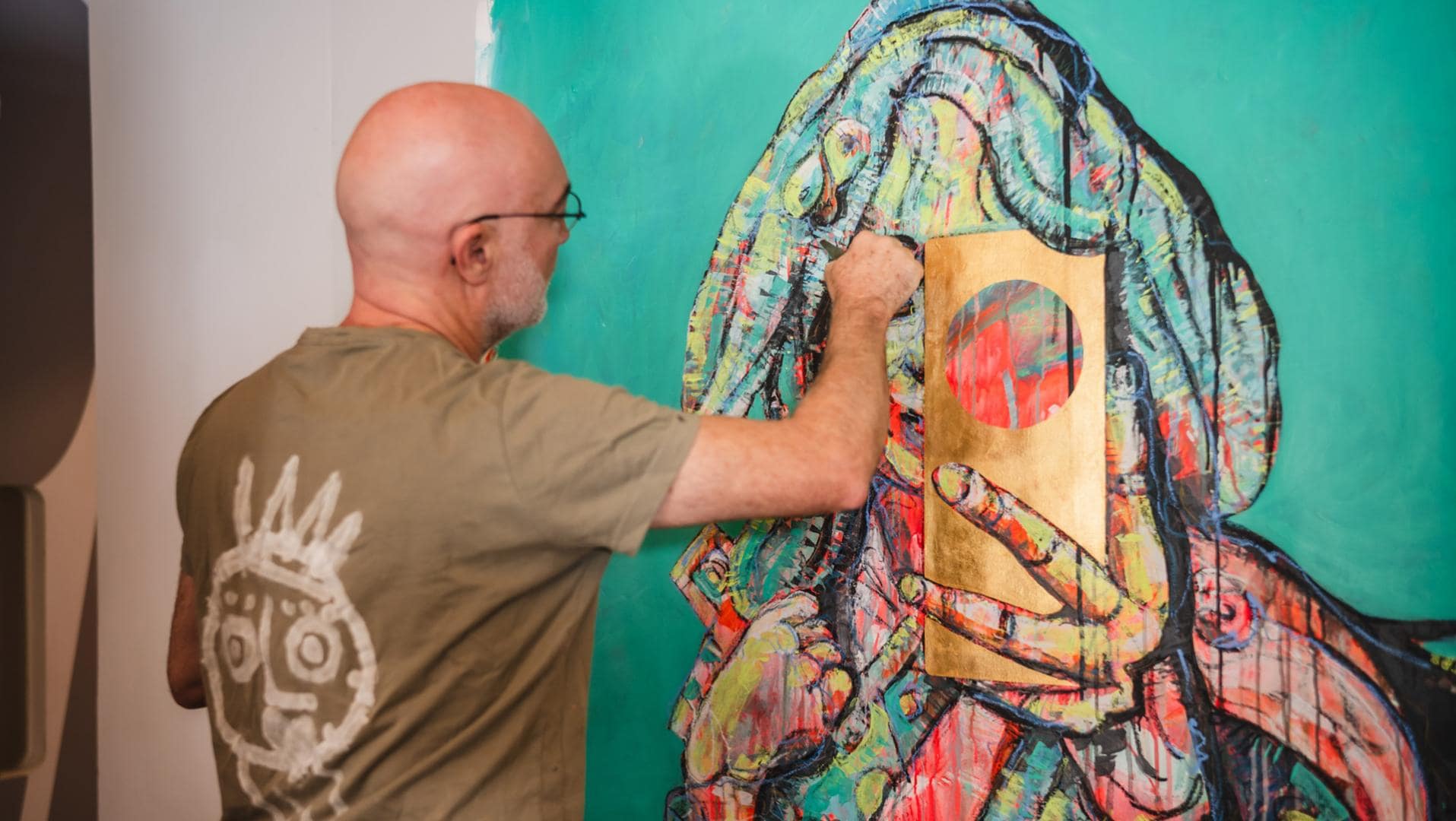 Philip Royce Earnhart at work