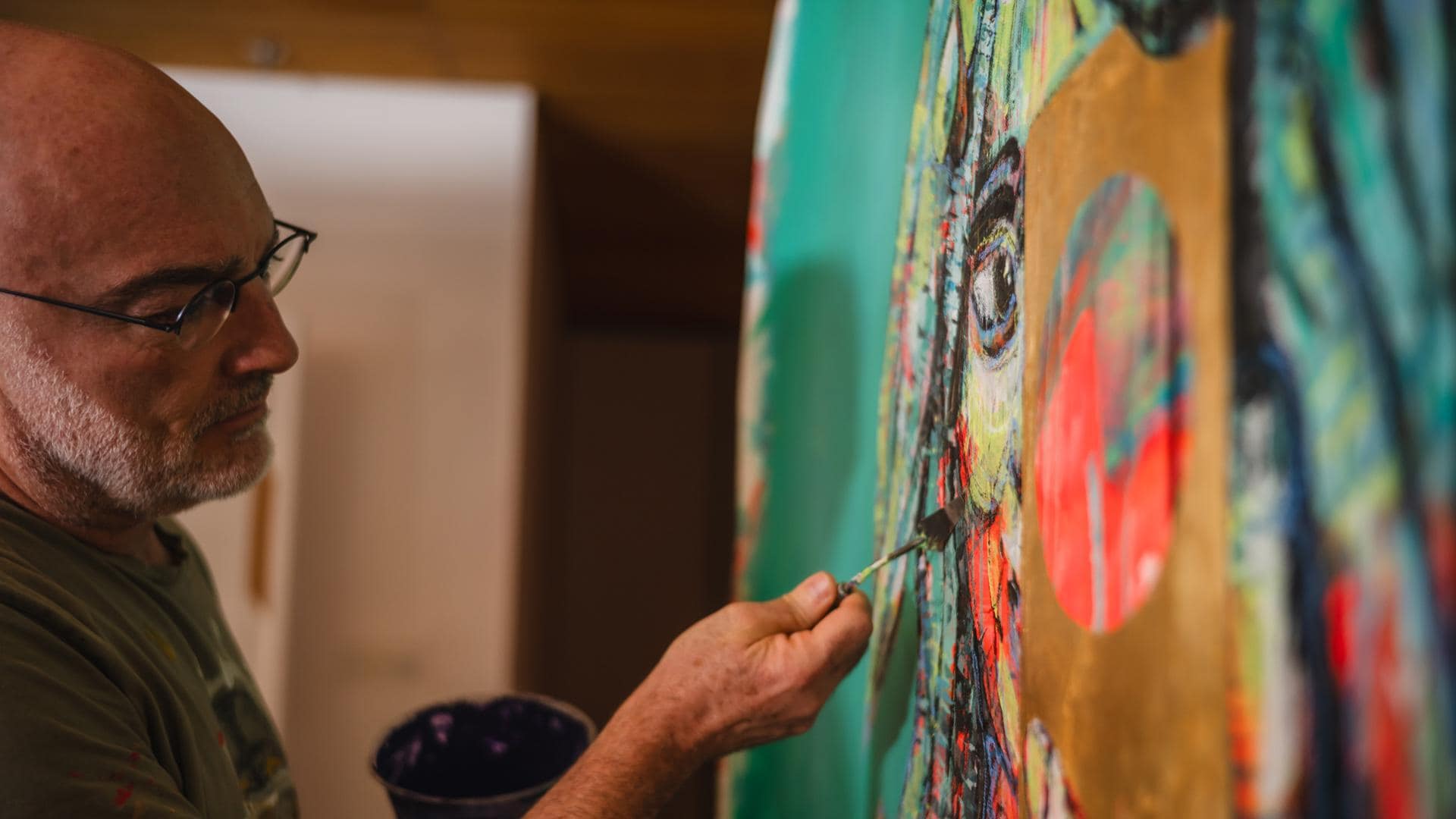 Philip Royce Earnhart at work