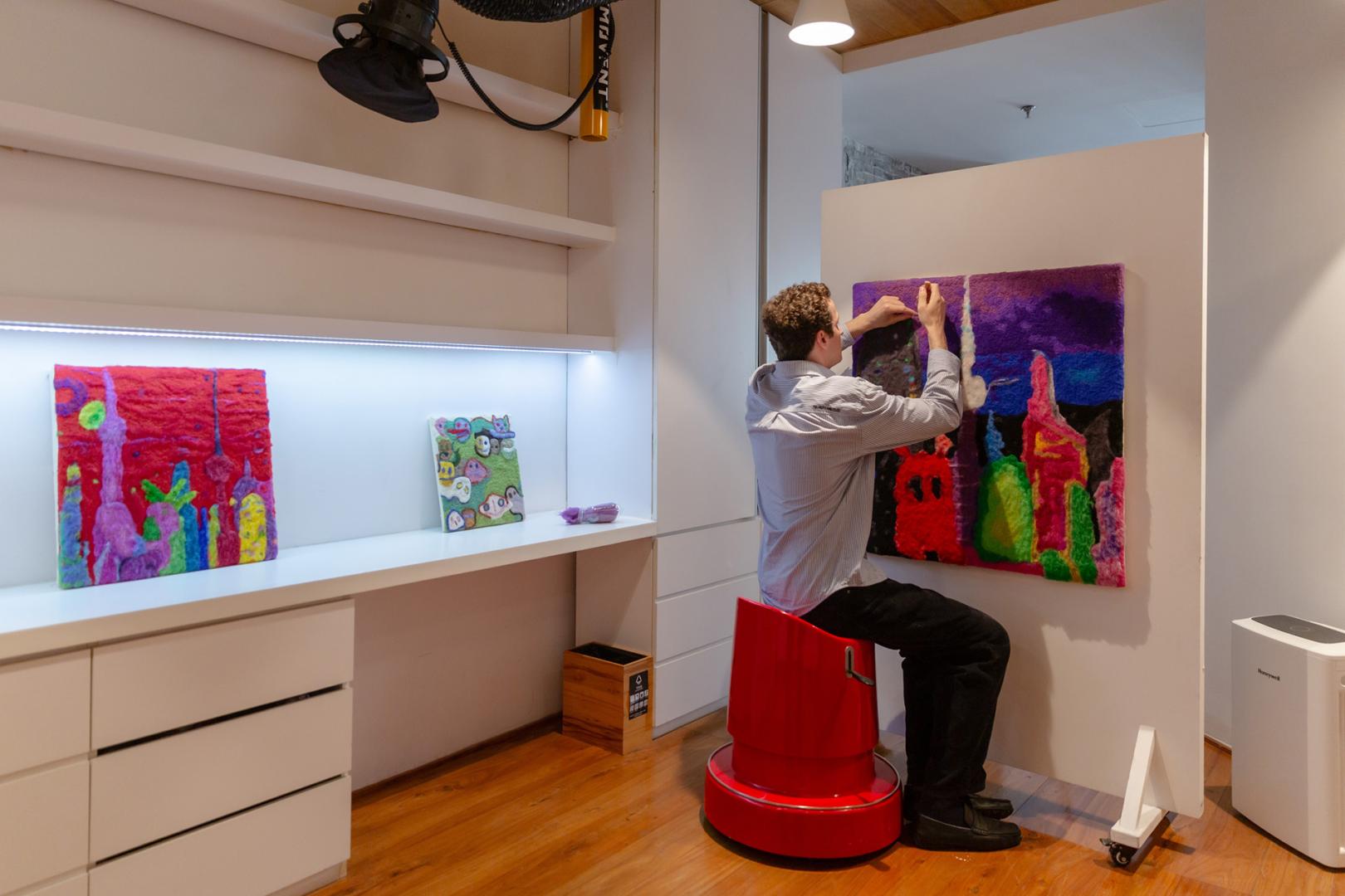 Sebastian Supanz at work