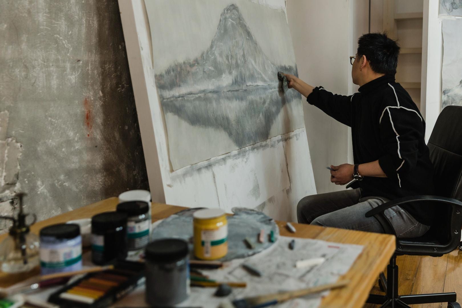 Shao Zejiong @ work