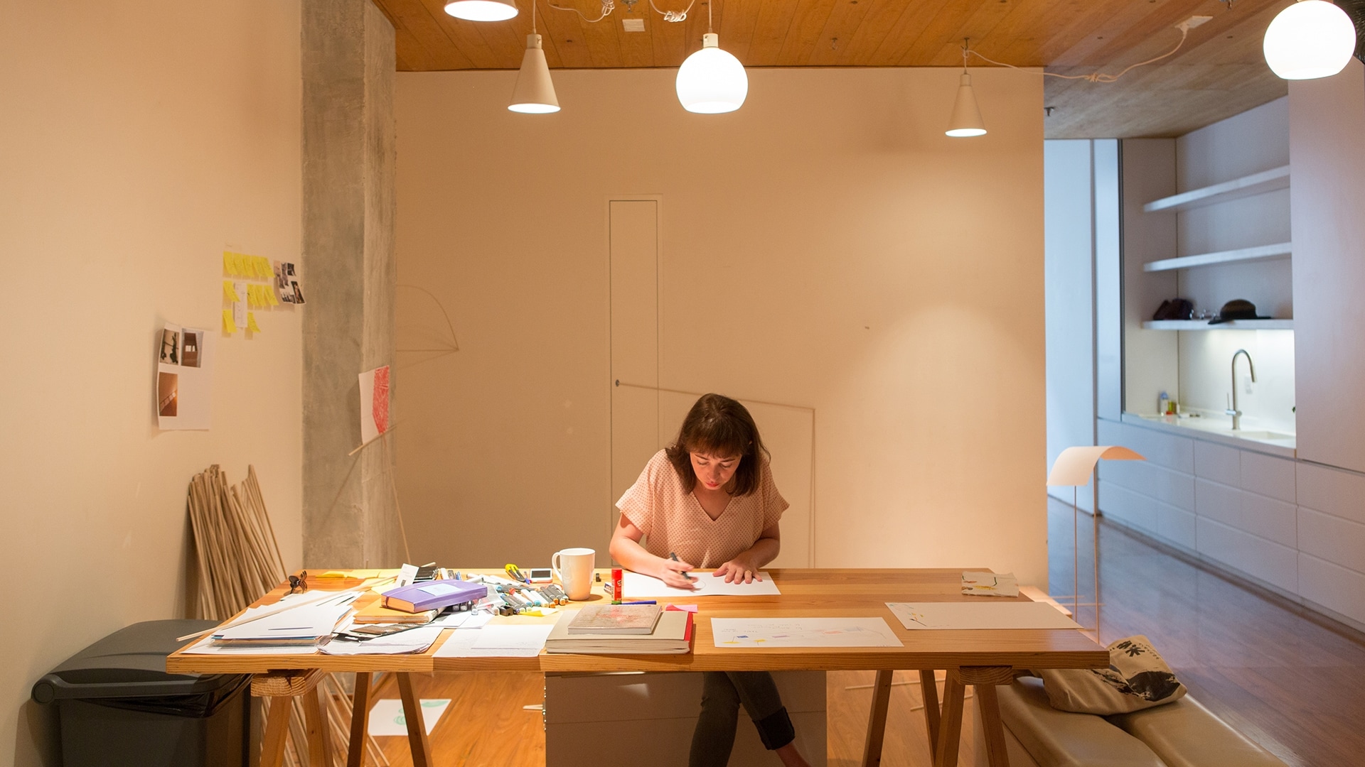 Virginie Litzler at work