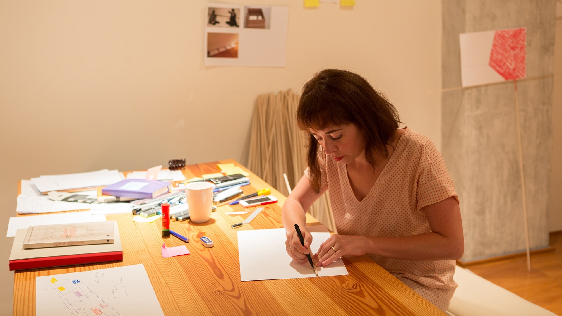Virginie Litzler at work