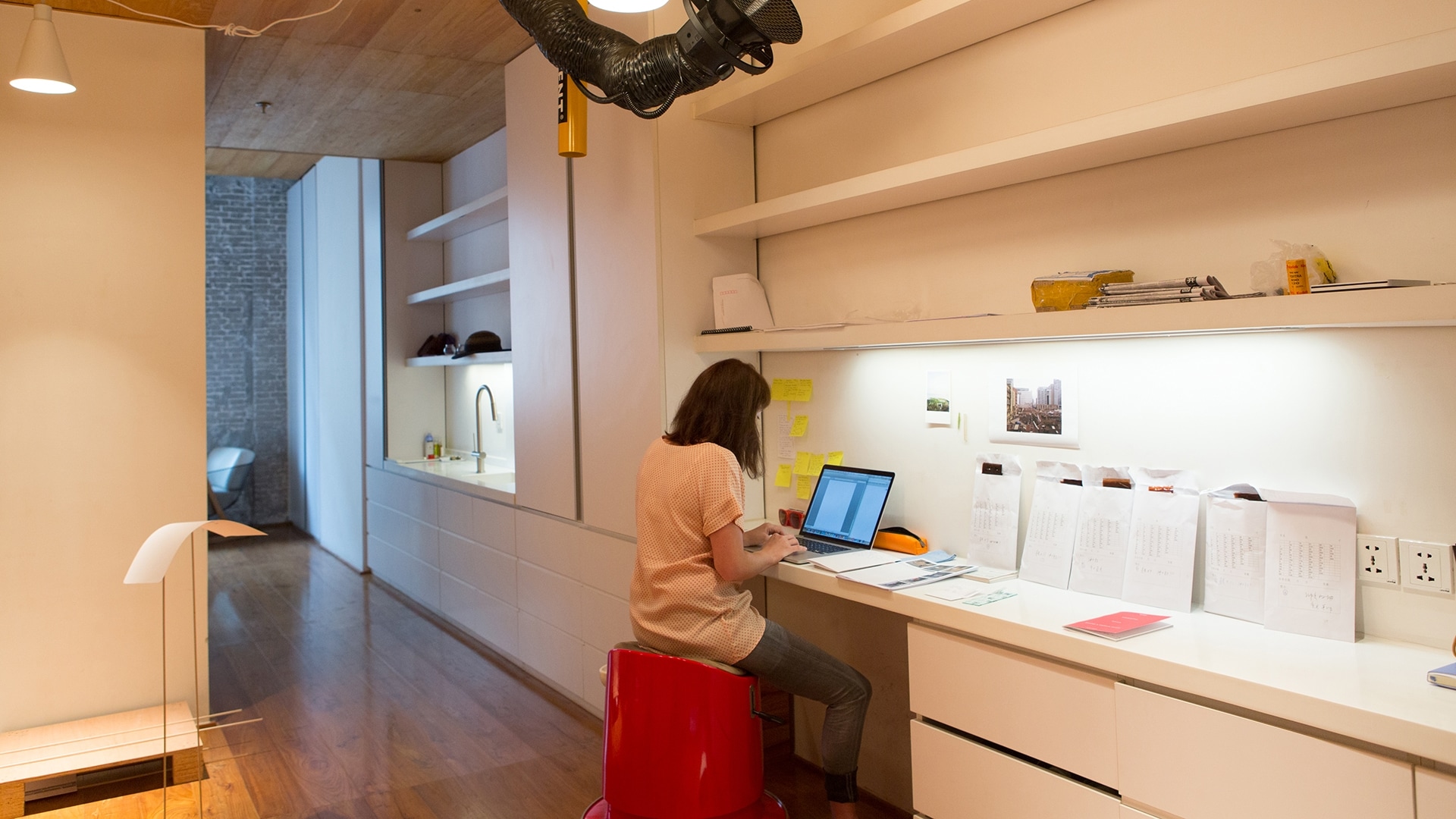 Virginie Litzler at work
