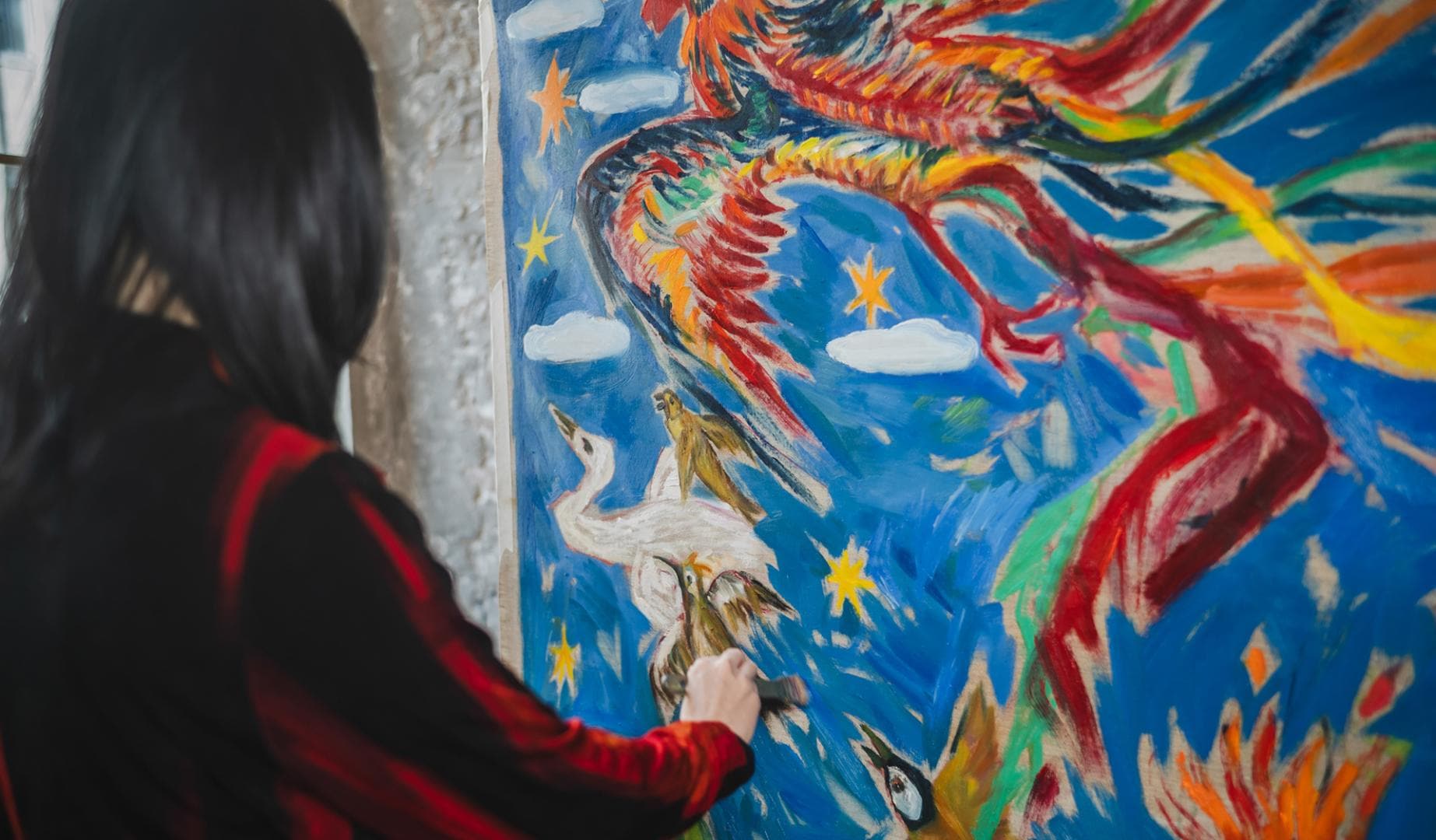 Xie Xuanxuan at work